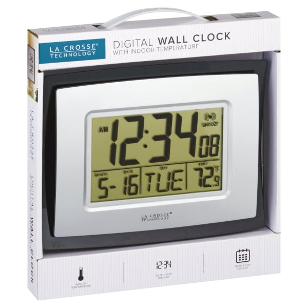 La Crosse Technology WT-8002U Digital Wall Clock
